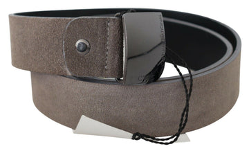 Costume National Classic Brown Leather Adjustable Belt