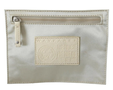 WAYFARER Elegant White Fabric Coin Wallet