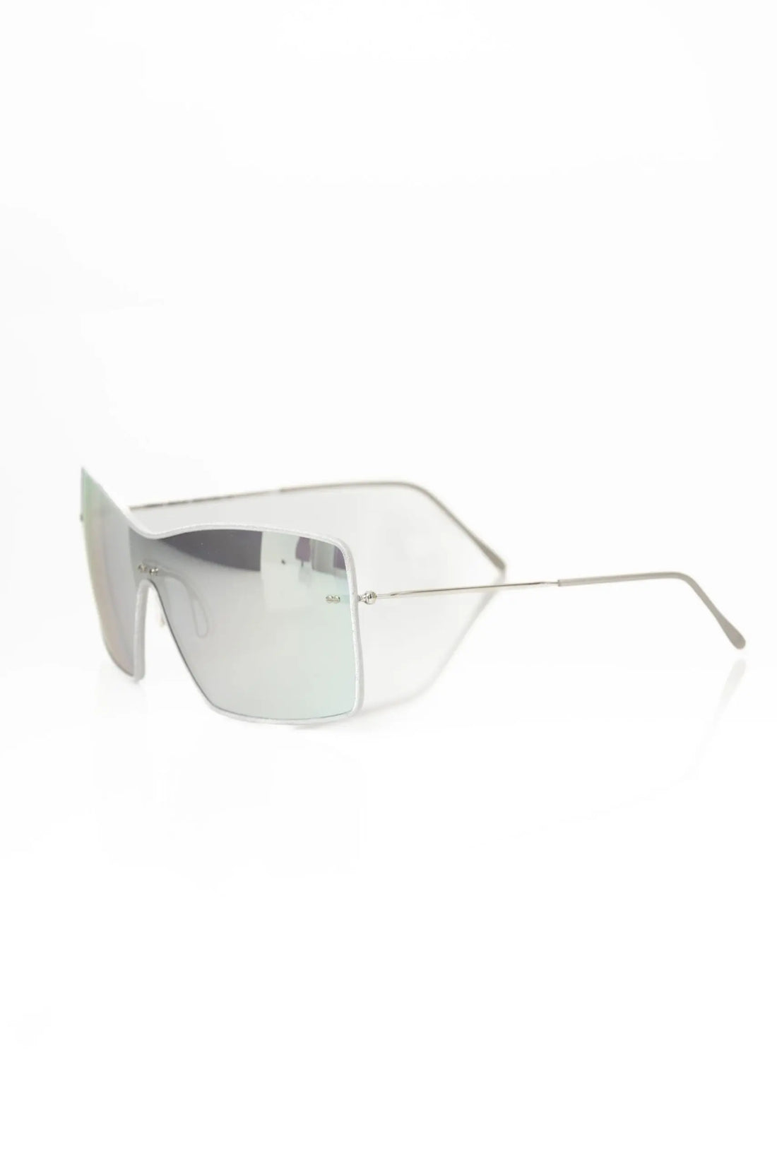 Frankie Morello Silver Metallic Women Sunglass