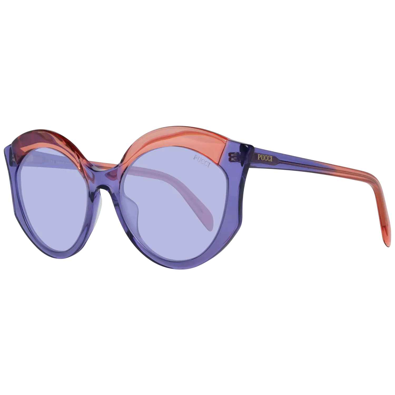 Emilio Pucci Elegant Purple Butterfly Sunglasses