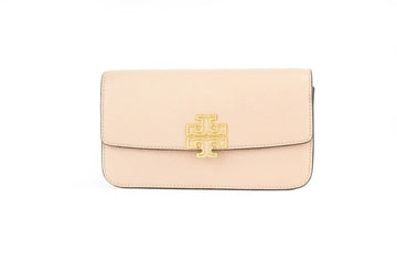 Tory Burch Britten Small Meadowsweet Leather Chain Wallet Crossbody Bag