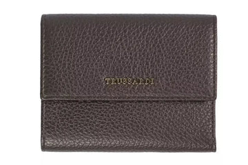 Trussardi Brown Leather Women Wallet