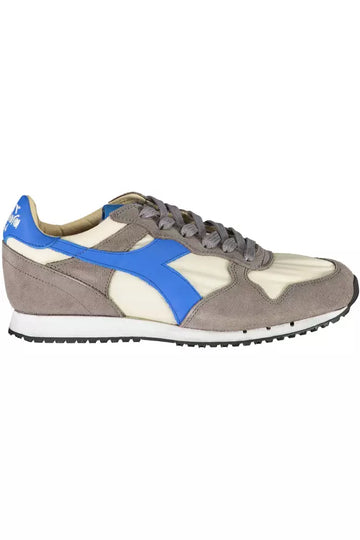 Diadora Gray Leather Women Sneaker