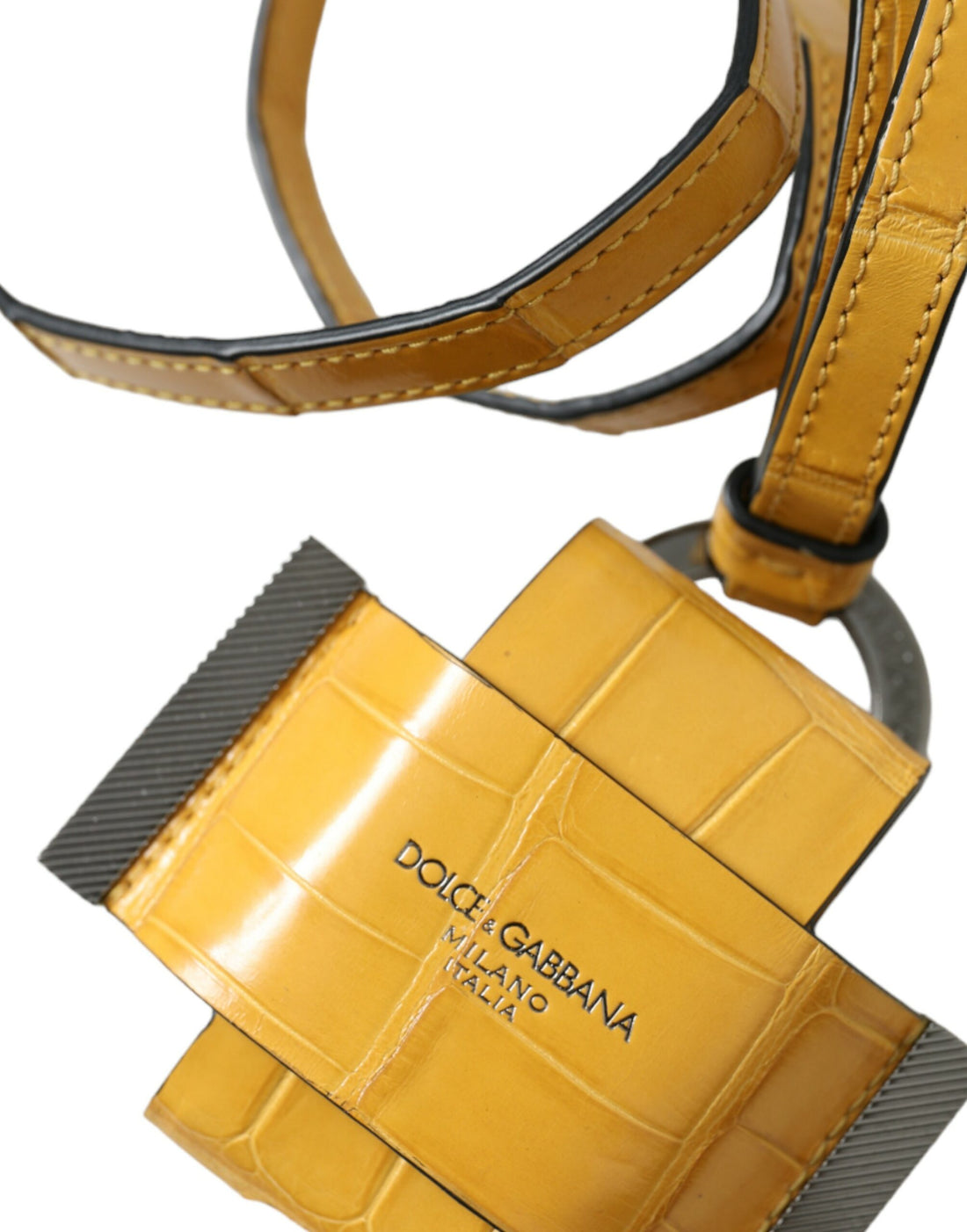 Dolce & Gabbana Exquisite Alligator Leather Key Holder