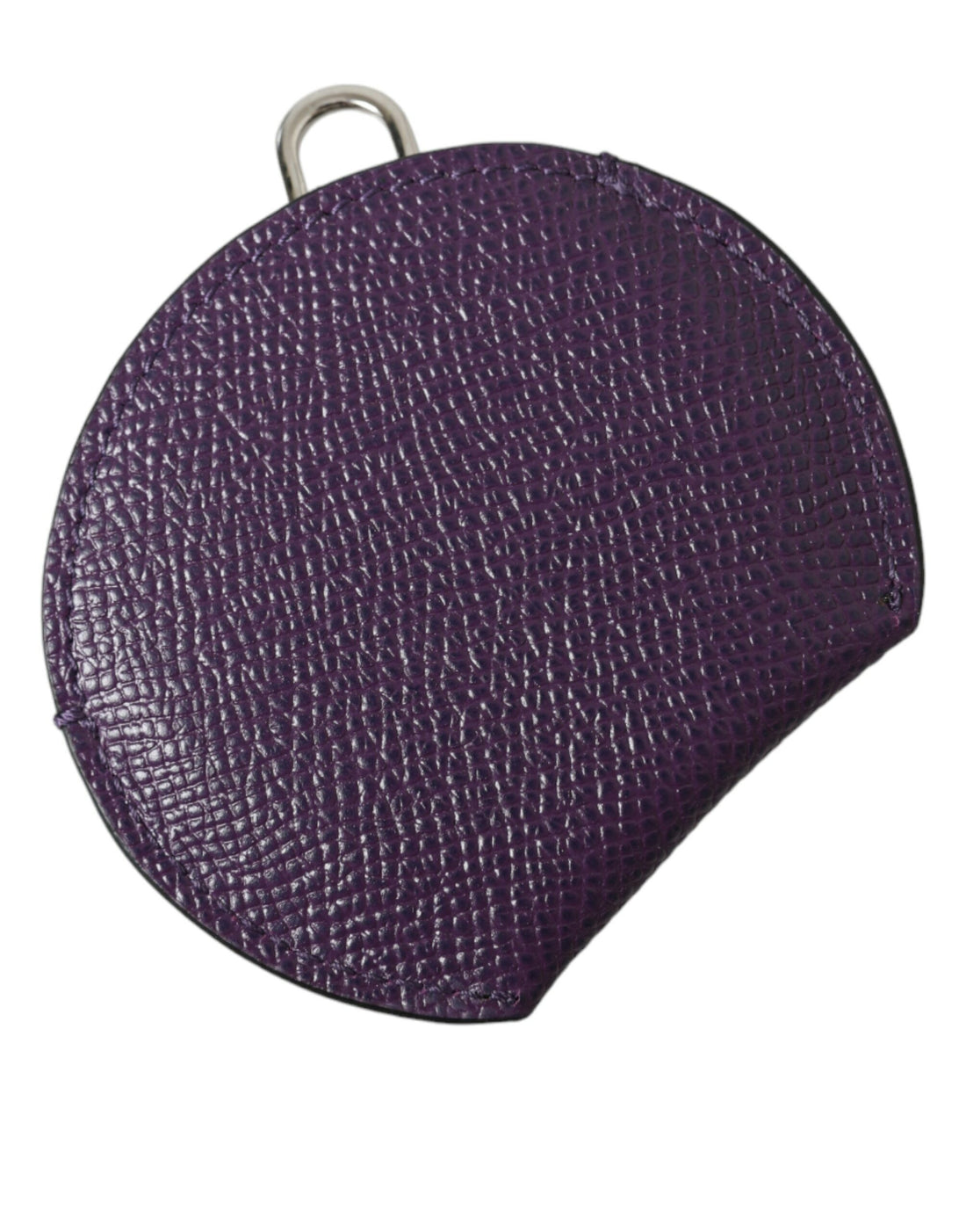 Dolce & Gabbana Elegant Purple Leather Mirror Holder