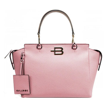 Baldinini Trend Pink Calfskin Women Handbag