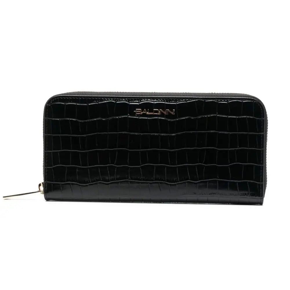 Baldinini Trend Elegant Croco Print Leather Wallet