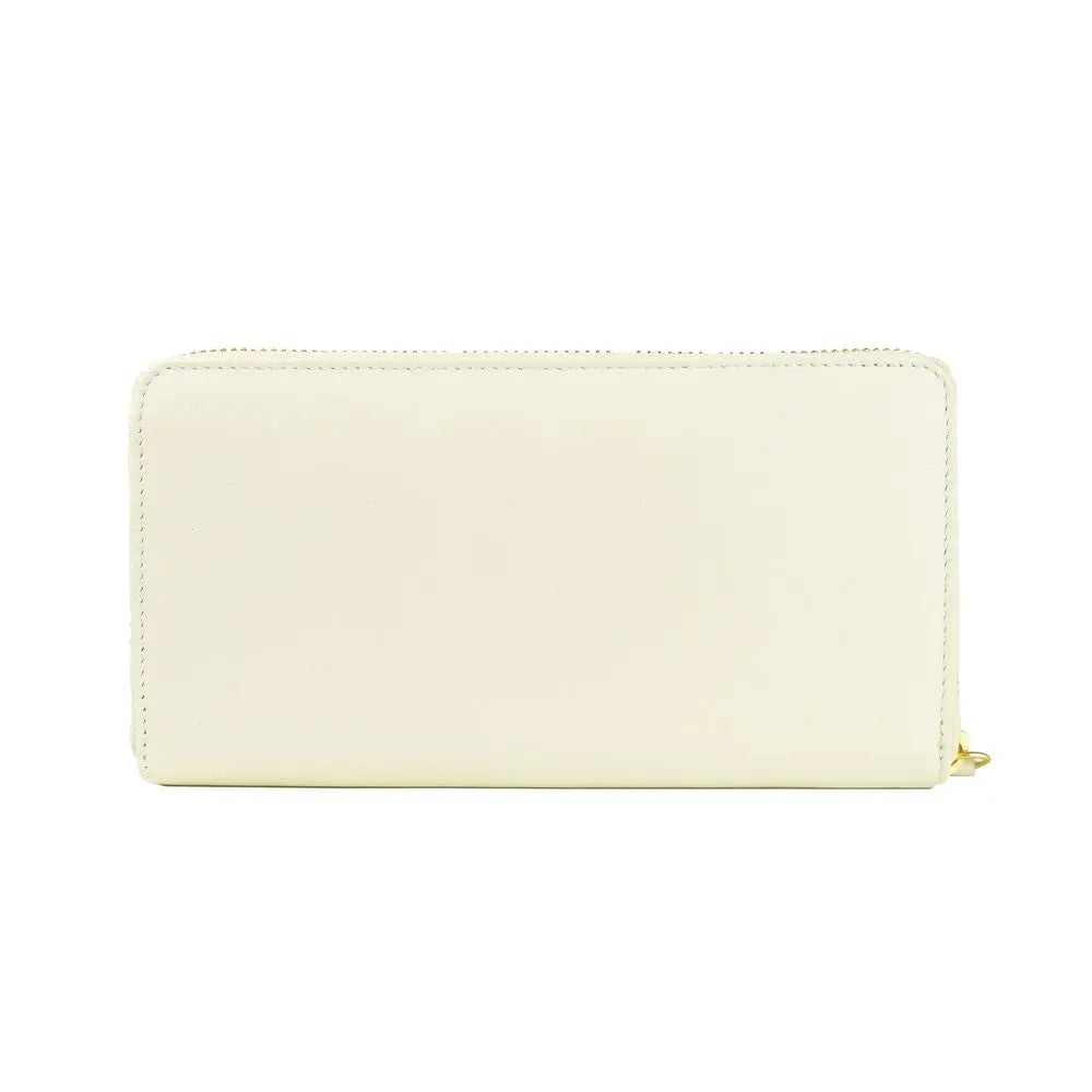 Cavalli Class White Calfskin Women Wallet