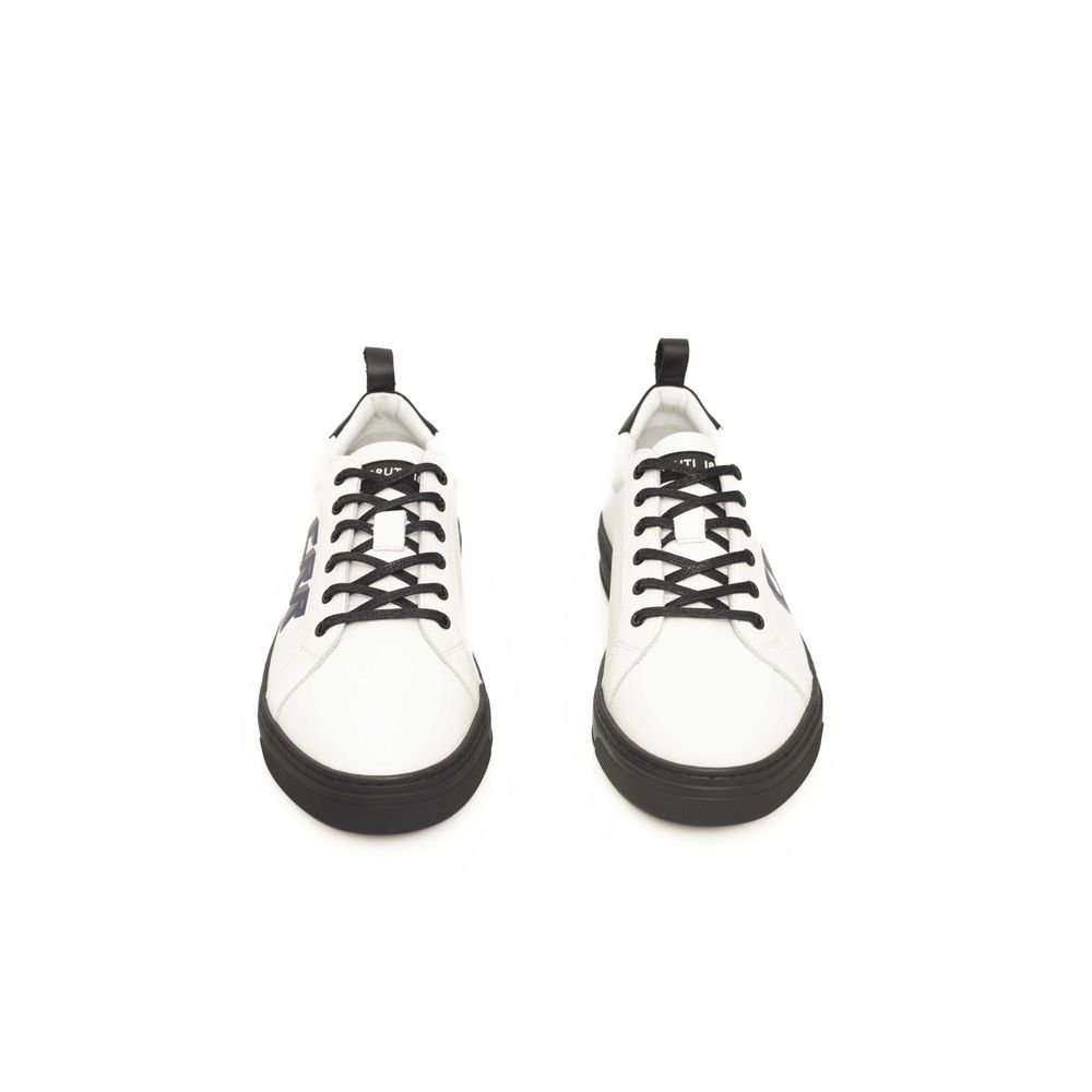 Cerruti 1881 White Leather Men's Sneaker