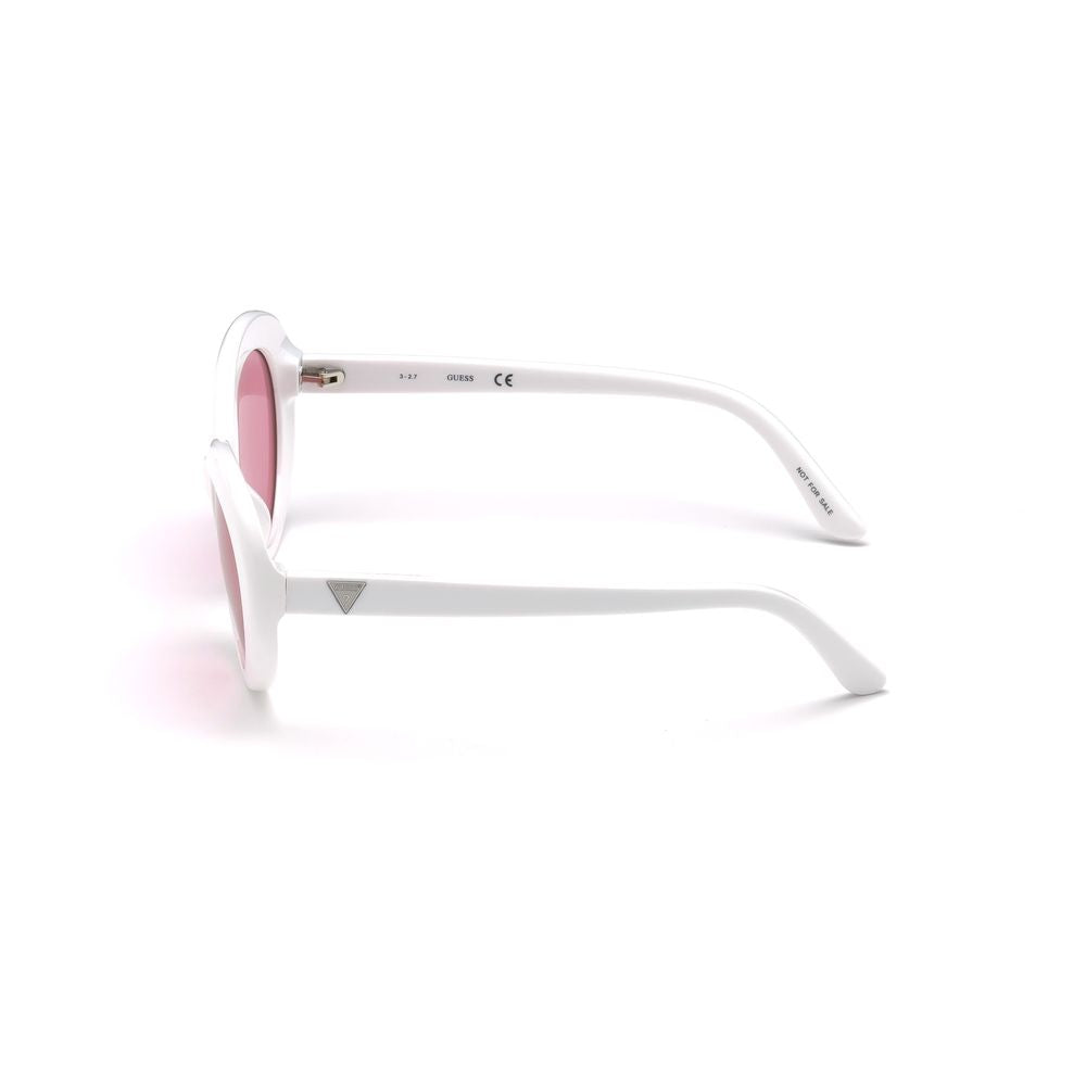 Guess White Acetate Sunglasses