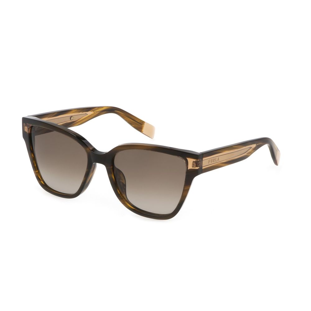 Furla Brown Acetate Sunglasses