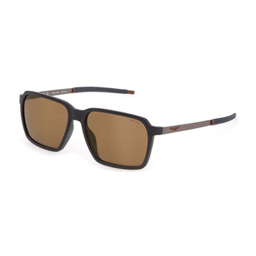 Police Gray Plastic Sunglasses