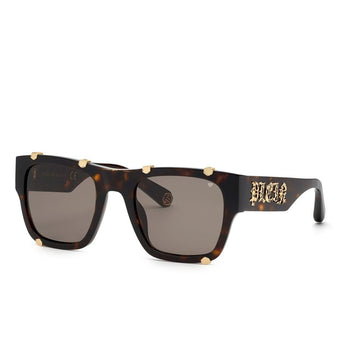 Philipp Plein Brown Acetate Sunglasses