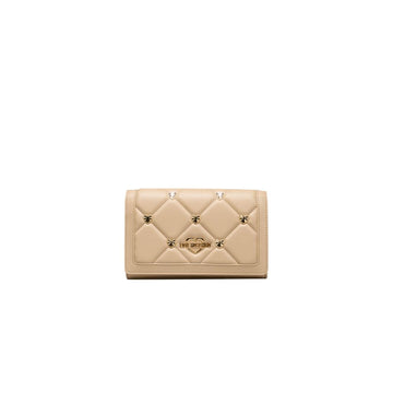 Love Moschino Beige Polyethylene Women Crossbody Bag