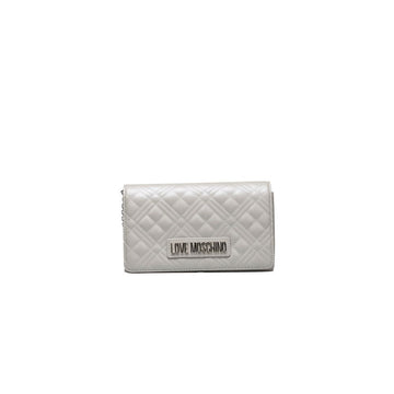 Love Moschino Silver Polyethylene Women Crossbody Bag