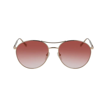 Longchamp Rose Gold Metal Sunglasses