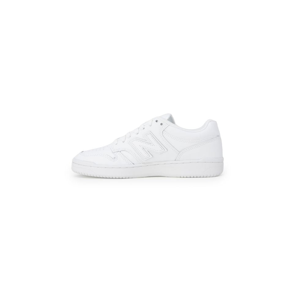 New Balance White Leather Leather Sneaker