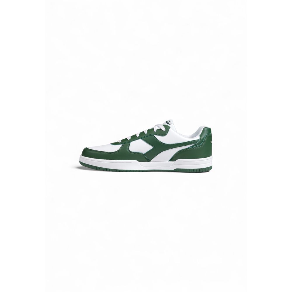 Diadora Green Leather Leather Sneaker