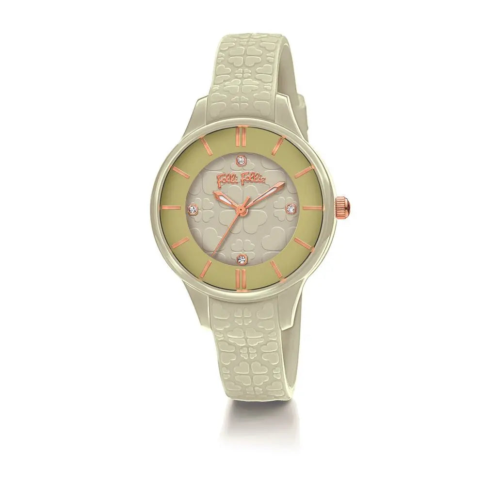 Folli Follie Gray Silicone Watch