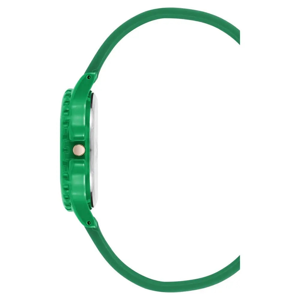 Juicy Couture Green Silicone Watch