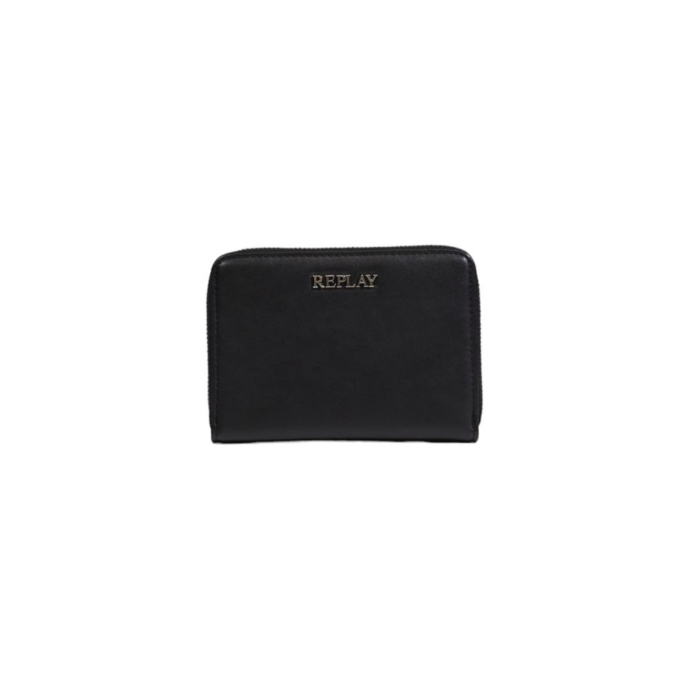 Replay Black Polyester Wallet