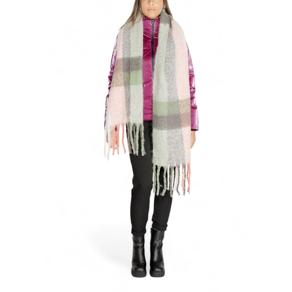 Only Gray Polyester Polyester Scarf