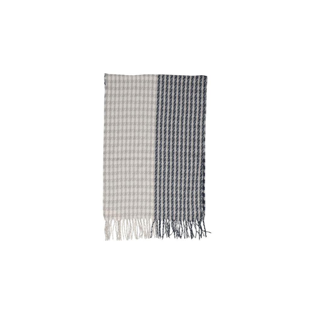 Only Gray Polyester Polyester Scarf