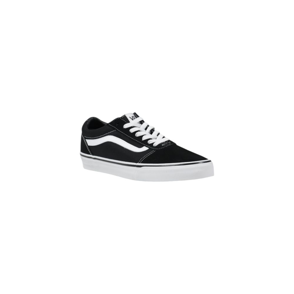 Vans Black And White Suede Leather Sneaker