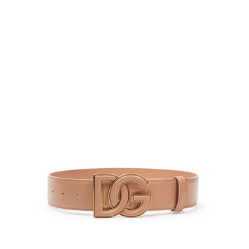 Dolce & Gabbana Pink Leather Belt