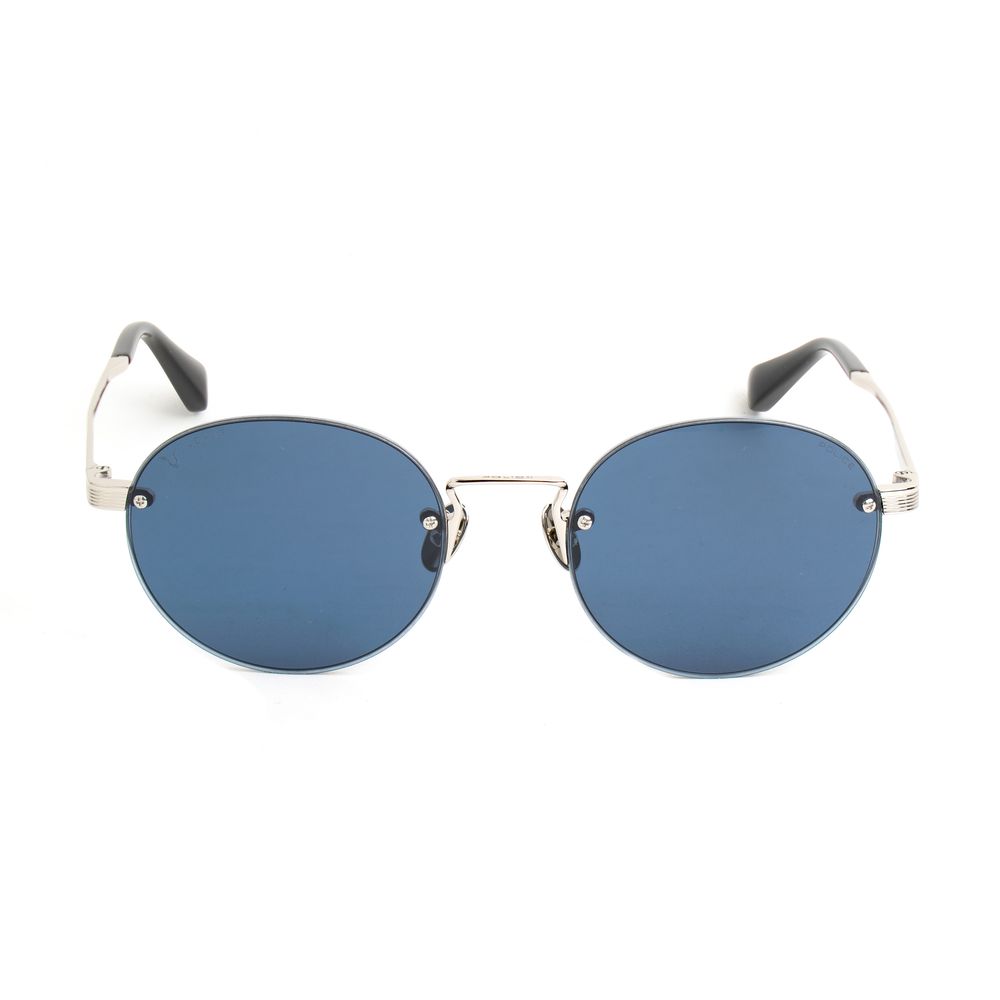 Police Gray Metal Sunglasses