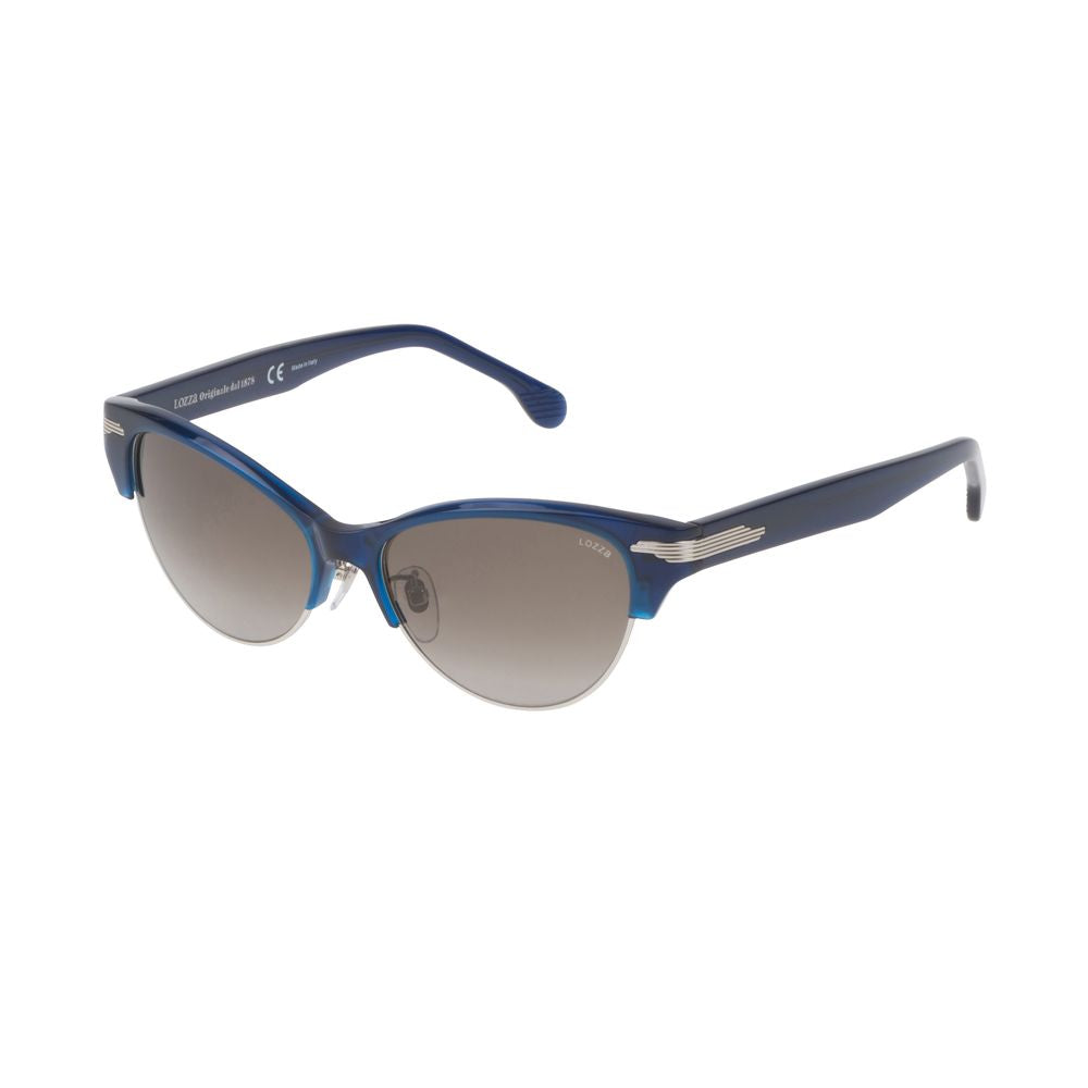 Lozza Blue Metal Sunglasses