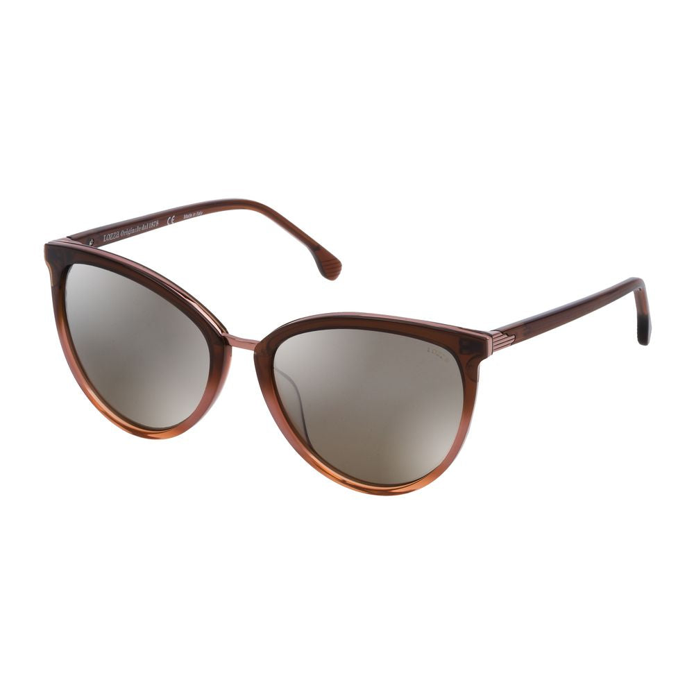 Lozza Brown Acetate Sunglasses