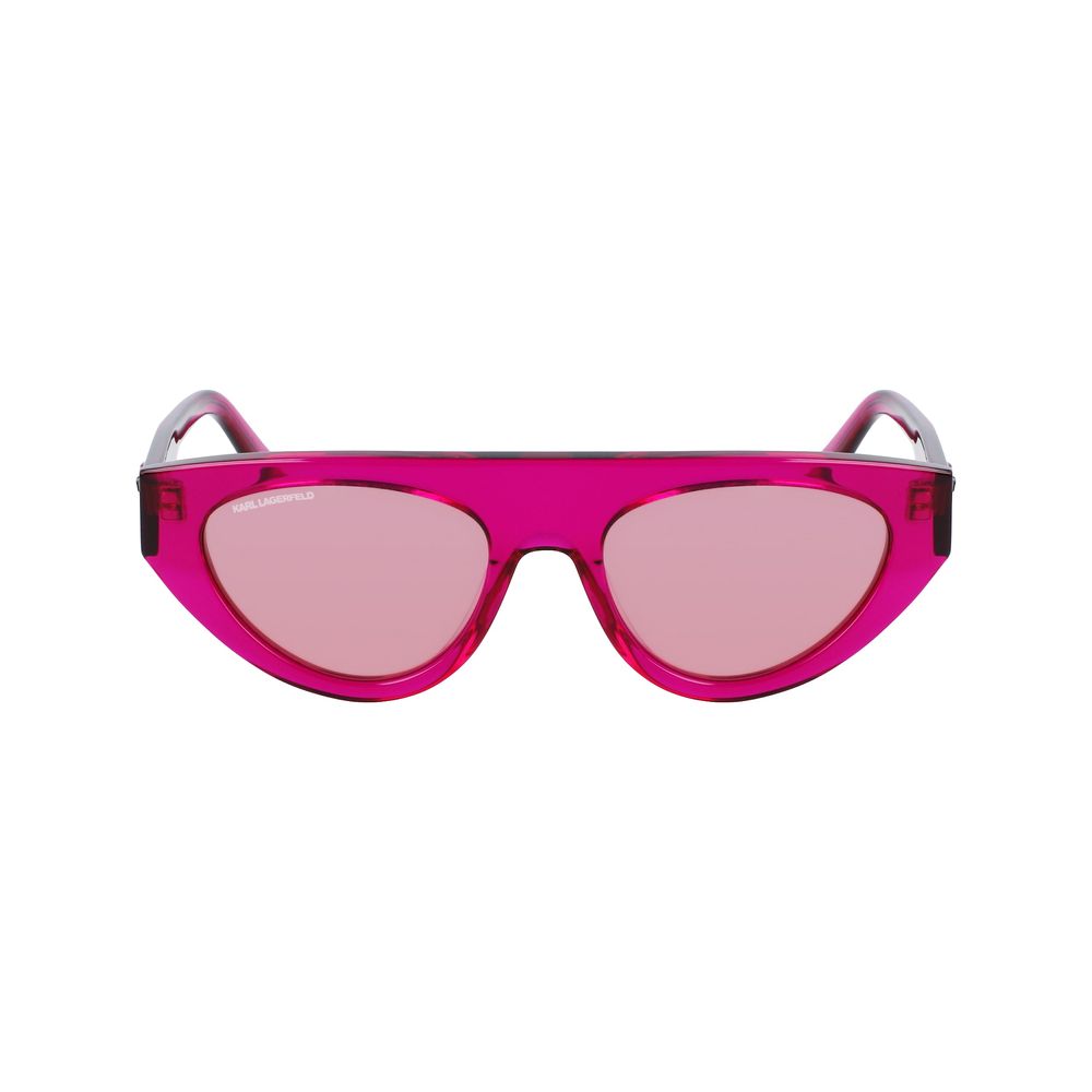 Karl Lagerfeld Pink Acetate Sunglasses