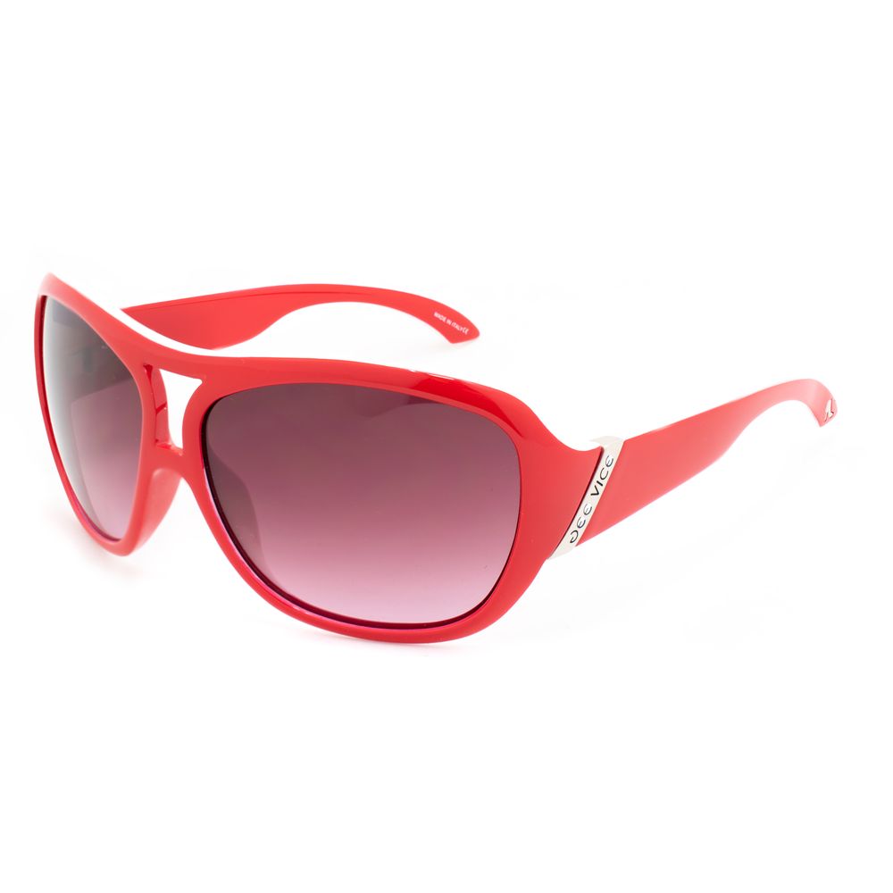 Jee Vice Red Acetate Sunglasses