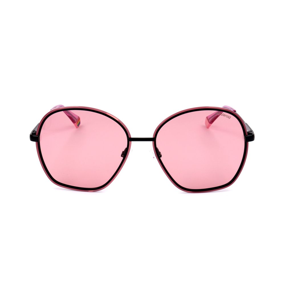 Polaroid Pink Metal Sunglasses