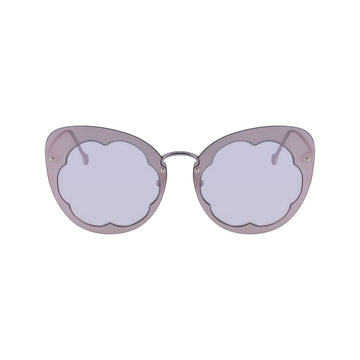 Salvatore Ferragamo Purple Metal Sunglasses