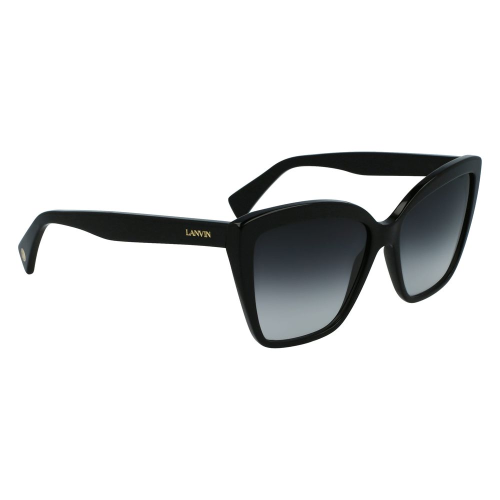 Lanvin Black Acetate Sunglasses