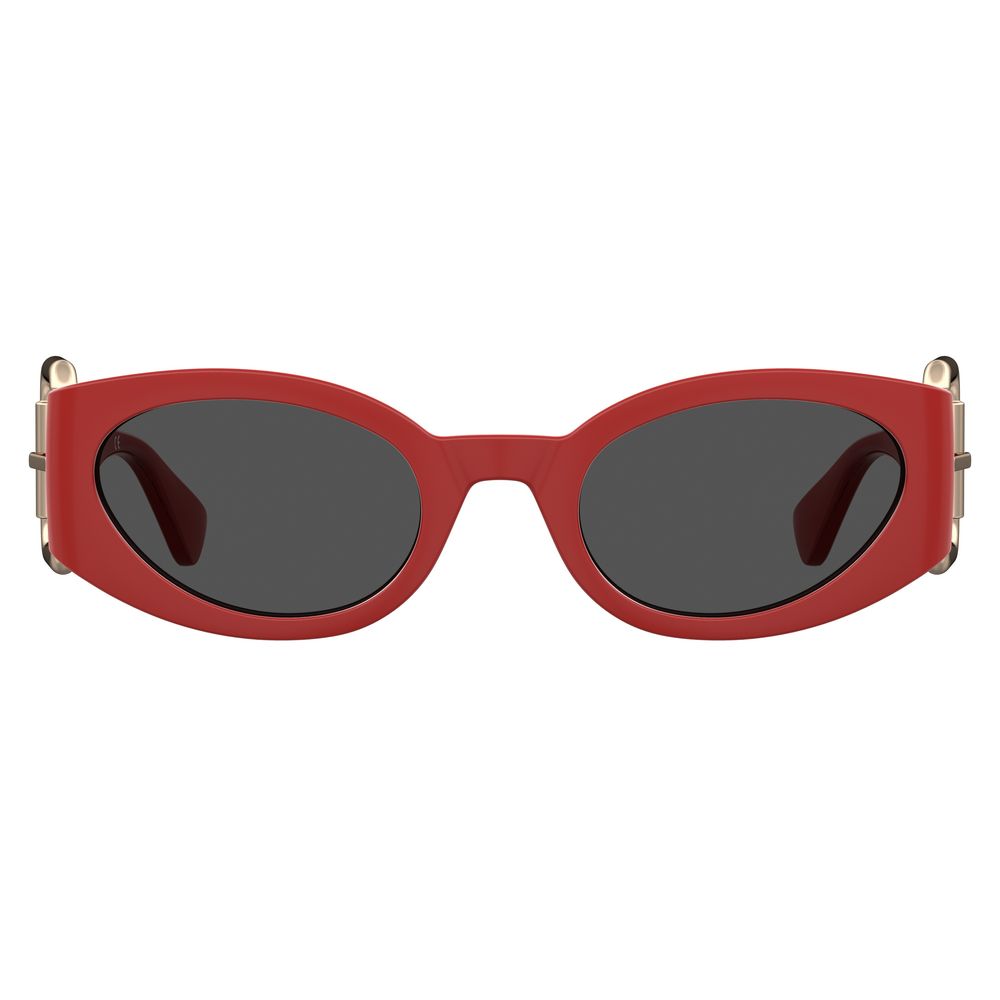 Moschino Red Resin Sunglasses