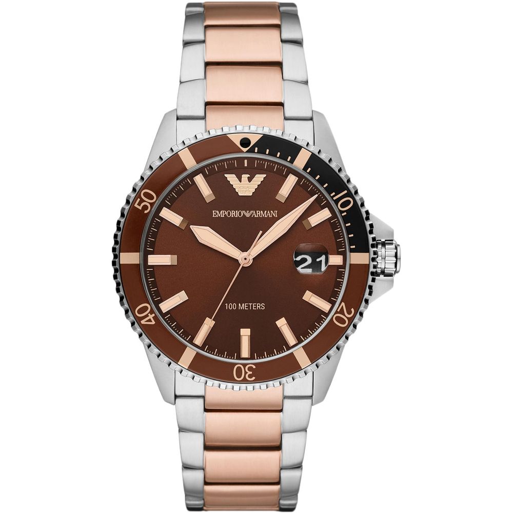 Armani Multicolor Stainless Steel Watch