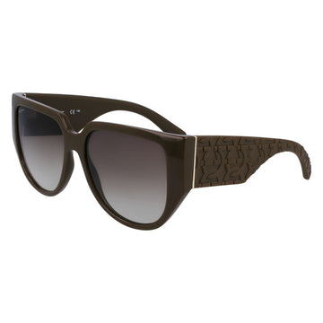 Ferragamo Green Bio Injected Sunglasses