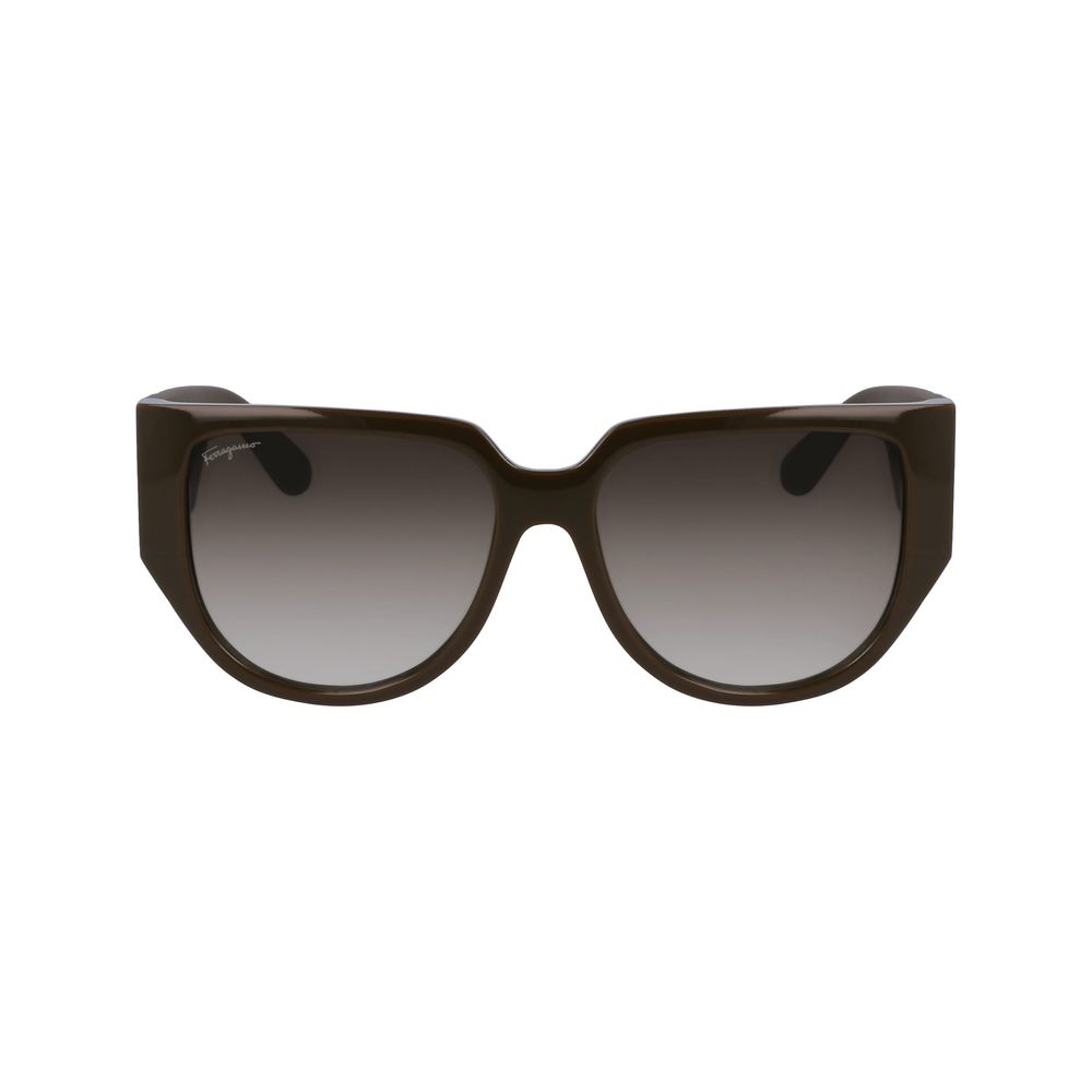 Ferragamo Green Bio Injected Sunglasses