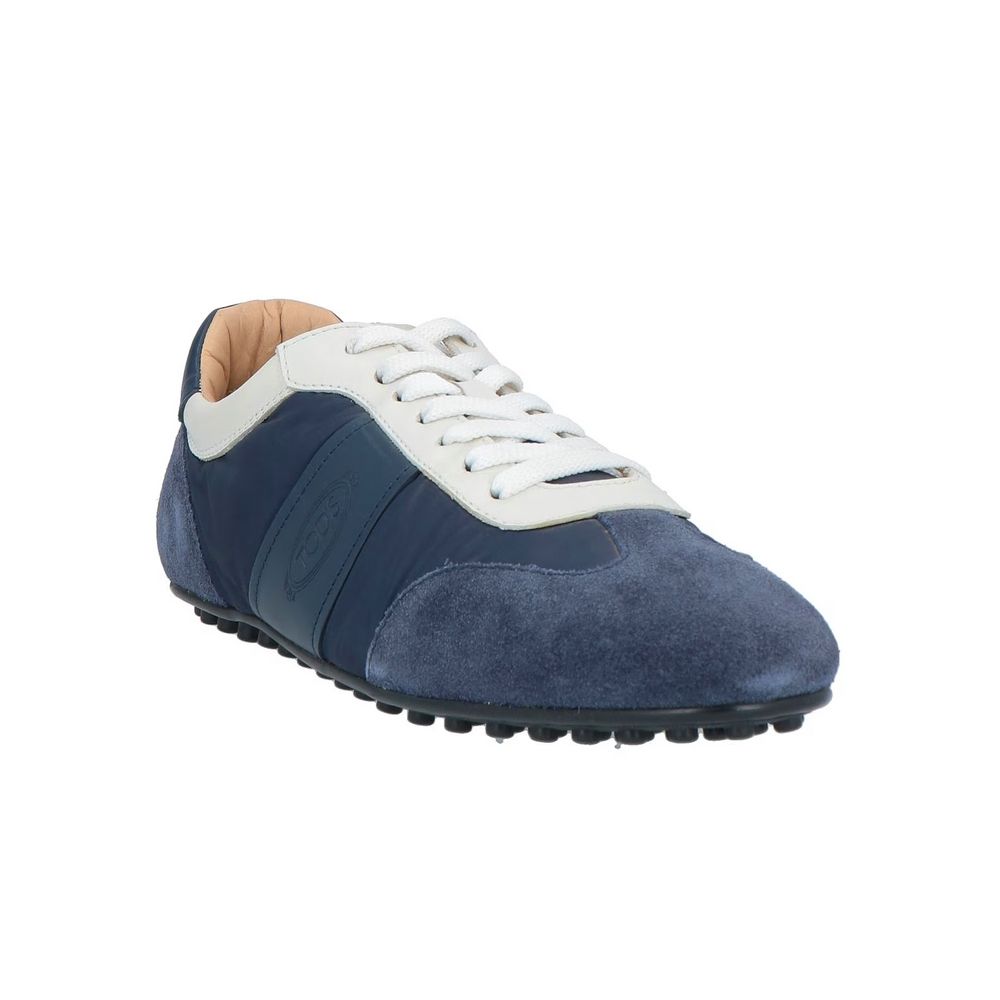 Tod's Blue Leather Men Sneaker