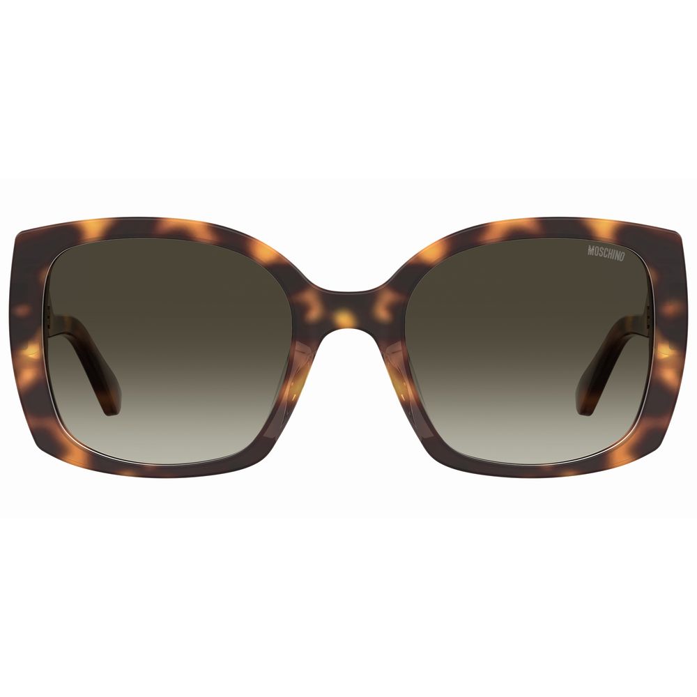 Moschino Brown Acetate Sunglasses