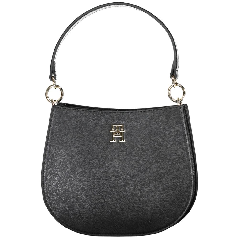 Tommy Hilfiger Black Polyester Women Handbag