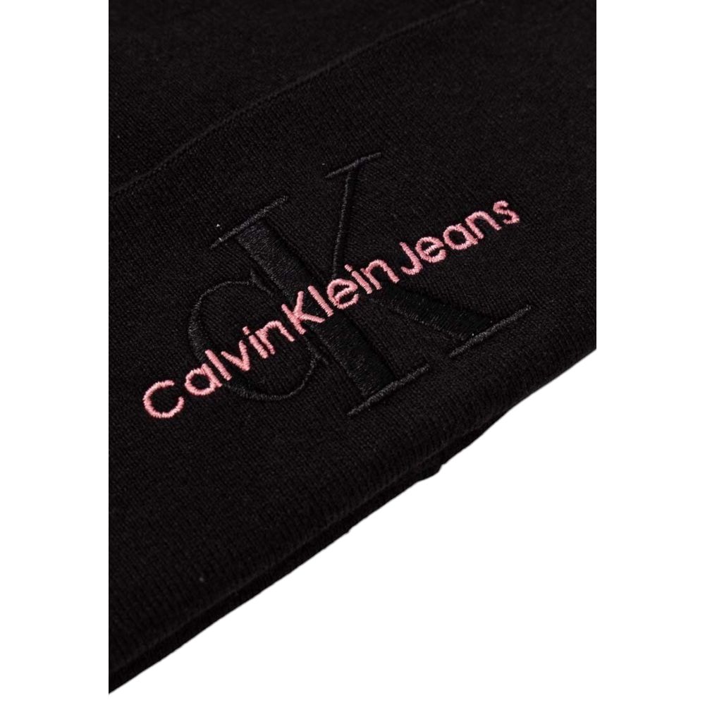 Calvin Klein Jeans Black Cotton Hat