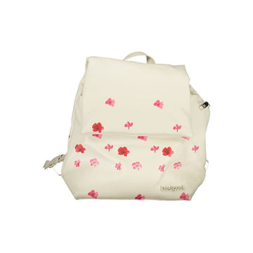 Desigual White Polyethylene Backpack