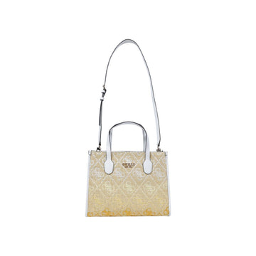 Guess White Polypropylene Handbag