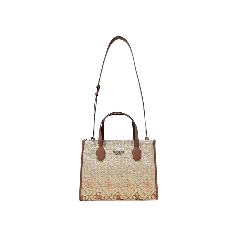 Guess Beige Polypropylene Handbag