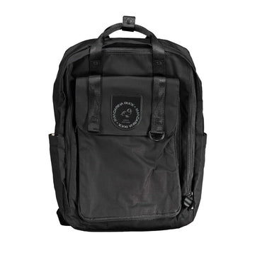 Mandarina Duck Black Cotton Backpack