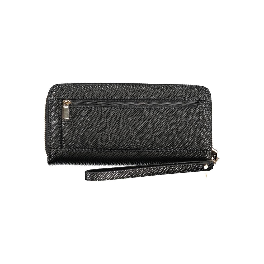 Guess Jeans Black Polyethylene Wallet